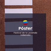 Póster 42 Festival de la Leyenda Vallenata. Vector Illustration project by Manuel David Fernández Zuleta - 04.27.2021