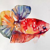 My project in Experimental Watercolor Techniques for Beginners course. Traditional illustration, and Artistic Drawing project by Małgorzata Chustecka - 04.29.2021