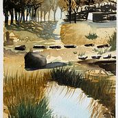Mi Proyecto del curso:  Paisajes naturales en acuarela. Un progetto di Illustrazione naturalistica di martarouraventura - 29.04.2021