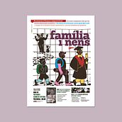 Família i nens 4. Een project van Traditionele illustratie, Ontwerp van personages, Redactioneel ontwerp, Stripboek,  Urban art, Vectorillustratie,  Tekening, Digitale illustratie, Kinderillustratie y Digitale tekening van Jimi Macías - 29.04.2021