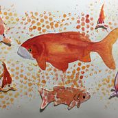 My project in Illustrating Nature: A Creative Exploration course. Traditional illustration project by dclrthomp - 04.28.2021