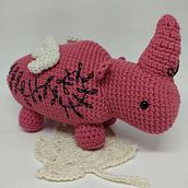 Meu rinoceronte alado! 🥰. Crochet project by anelise_souza - 04.29.2021