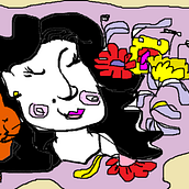 Selma e seu Gato. Drawing project by Selma Marques - 04.30.2021