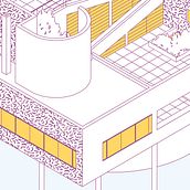Iconic houses. Traditional illustration, Vector Illustration, Digital Illustration, Architecture, Design, Poster Design, Infographics, Graphic Design, Creativit, and Architectural Illustration project by Javier Martín Sanz de Bremond - 11.06.2020