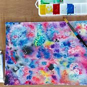 Voici ma galaxie! . Un progetto di Pittura ad acquerello di aurelie_f2105 - 30.04.2021