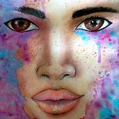 emotions inspired by spring and wisteria in bloom. Watercolor Painting project by Monica Valer - 05.01.2021