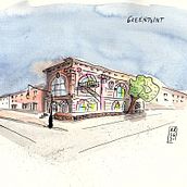 Mein Kursprojekt: Architektonische Zeichnung mit Aquarell und Tinte. Un proyecto de Pintura a la acuarela e Ilustración tradicional de Dani Karashigo - 01.05.2021