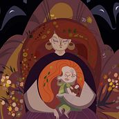 Mi Proyecto del curso: Gráficos vectoriales SVG: Familia Wolfwalkers Ein Projekt aus dem Bereich Traditionelle Illustration und Informatik von Amanda Alvear Pizarro - 01.04.2021