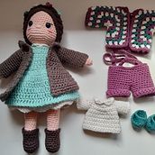 Mi Proyecto del curso: Amigurumi: diseño de ropa, pelo y complementos. Crochet project by Maitetxu Maitetxu - 05.09.2021