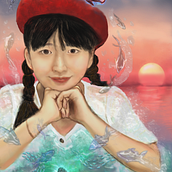[Lucas] My project in Digital Fantasy Portraits with Photoshop course . Traditional illustration, Drawing, Digital Illustration, Portrait Drawing, Digital Drawing, and Digital Painting project by Lucas Looi Kai Bin - 05.01.2021