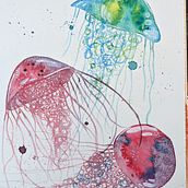 Moderne Aquarelltechniken mit A.V.Calderon. Un proyecto de Pintura a la acuarela de Anna Froehlingsdorf - 01.05.2021