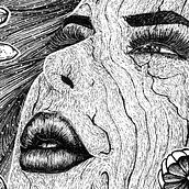 Rotting. Ilustração com tinta projeto de Raqmu Art - 02.05.2021