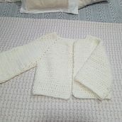 Mi Proyecto del curso:  Top-down: prendas a crochet de una sola pieza. Crochet project by Claudia Coria - 05.02.2021
