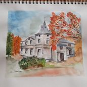 Mon projet du cours : Carnet de voyage à l’aquarelle Ein Projekt aus dem Bereich Kreative Beratung von Catherine Rieu Marcot - Perso - 02.05.2021