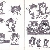My project in The Art of Sketching: Transform Your Doodles into Art course. Comic, Traditional illustration, Sketchbook, and Sketching project by Sonja PF Dale - 05.02.2021
