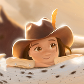 Little Girl Illustration Ein Projekt aus dem Bereich Digitale Illustration von Batirtze Abuin - 09.05.2021