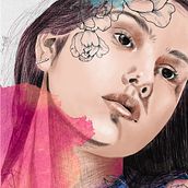 Sofy- Mi Proyecto del curso: Retrato ilustrado con Procreate. Traditional illustration project by Sandra Sánchez - 05.02.2021