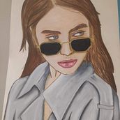 My project in Illustration with Pastel and Coloured Pencils course. Pintura projeto de Manuel Dias - 02.05.2021