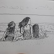Introducción al dibujo de principiantes con Puño. Drawing project by Carla Diaz - 05.03.2021
