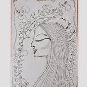 Meu projeto do curso: Ilustração artística: desenhe seu imaginário Mulher em Transformação. Un proyecto de Ilustración tradicional de Ana Paula Perez de Andrade - 07.05.2021