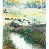 Meu projeto do curso: Paisagens naturais em aquarela. Watercolor Painting project by Marcelo Magri - 05.03.2021