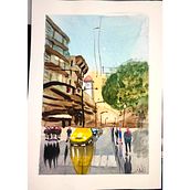 Mi Proyecto del curso: Paisajes urbanos en acuarela.  Que tal Daniel, se que tengo muchos errores y me gustaría me pudieras hacer la correcciones y recomendaciones. Saludos. Ein Projekt aus dem Bereich Traditionelle Illustration von edycesarr - 02.05.2021