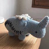 Trial Rino mágico. Fiber Arts project by Javiera Muñoz Carvajal - 05.02.2021