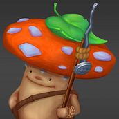 Mushroom Warrior. Un proyecto de Concept Art y Pintura digital de mert_kirbas - 03.05.2021