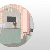 S.K loja de vestuário femininos. Un progetto di Design, Illustrazione tradizionale, 3D e Interior design di Horrane Ferreira - 10.12.2020