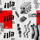Escola Illa folder. Collage, Design, Editorial Design, Graphic Design, Photograph, Pattern Design, T, and pograph project by Joan Romero Tarriño - 03.05.2020