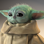 Baby Yoda Realistic Render, Zbrush and Arnold Renderer.. Un progetto di 3D, Character design 3D e Modellazione 3D di dgbarron - 03.05.2021