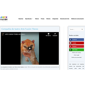 https://artefusiontiteres.com/. Web Development, and Web Design project by Pedro Martinez Anger - 12.15.2019
