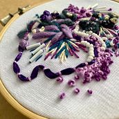 Mi Proyecto del curso: Bordado y personalización de accesorios . Embroider project by Ana María Estrella - 05.04.2021