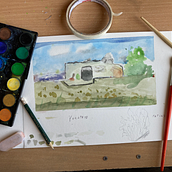 Mi Proyecto del curso: Cuaderno de viaje en acuarela. Un proyecto de Ilustración tradicional, Pintura a la acuarela y Sketchbook de Matías Calatayud Gordillo - 10.05.2021