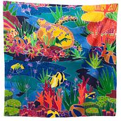 My project in Silk Painting Techniques course. Un progetto di  di adelinep - 08.05.2021