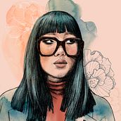 Il mio progetto del corso: Ritratto illustrato con Procreate. Design project by Ilaria Carboni - 05.01.2021
