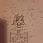 City of Stars. Traditional illustration, Fine Arts, and Digital Illustration project by Silvia Coronado - 05.05.2021