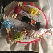 Sé la luz en medio del caos. . Embroider project by silviapatinodelgado - 05.02.2021