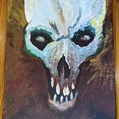 Skull. Un progetto di Pittura acrilica di Iván López - 05.05.2021