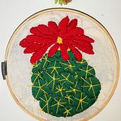 Mi Proyecto del curso: Introducción al bordado botánico. Embroider project by Sarita C. Garcia - 05.06.2021