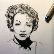 My project in Blackwork Tattoo Design course. Un progetto di Illustrazione tradizionale di Claudi Le - 06.05.2021
