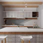 My project in Architectural Visualization with V-Ray for SketchUp course. Architecture project by Princy R - 05.06.2021