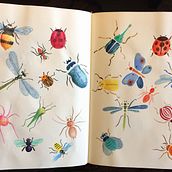 Mon projet du cours : Techniques d’illustration pour débloquer votre créativité avec @adolfoserra. Watercolor Painting, Sketchbook, Ink Illustration, Acr, and lic Painting project by Laure H. - 04.20.2021