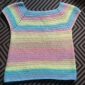 Mi Proyecto del curso: Top-down: prendas a crochet de una sola pieza Ein Projekt aus dem Bereich Crochet von melbamc - 06.05.2021
