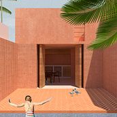 Mi Proyecto del curso: Representación gráfica de proyectos arquitectónicos. 3D, Architecture, Interior Architecture, Collage, Digital Drawing, and Design project by José Yáñez Placencia - 05.06.2021