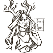 Luna. Design, and Traditional illustration project by Leslie Jaramillo - 05.06.2021