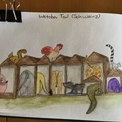 Mein Kursprojekt: Die Sketching Kunst: Transformiere Skizzen in Kunst. Ilustração tradicional projeto de Ulrike Stich - 10.05.2021