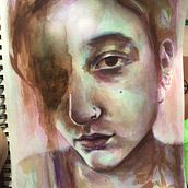 Primer intento Ein Projekt aus dem Bereich Aquarellmalerei von Guadalupe Valdiviezo - 07.05.2021