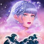 My project in Digital Fantasy Portraits with Photoshop course. Traditional illustration project by dsedits073 - 05.08.2021