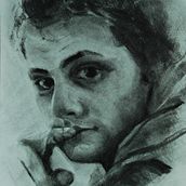 Student Days. Un proyecto de Dibujo de Retrato, Ilustración tradicional, Bellas Artes, Dibujo, Dibujo realista y Dibujo artístico de K W - 05.05.2021